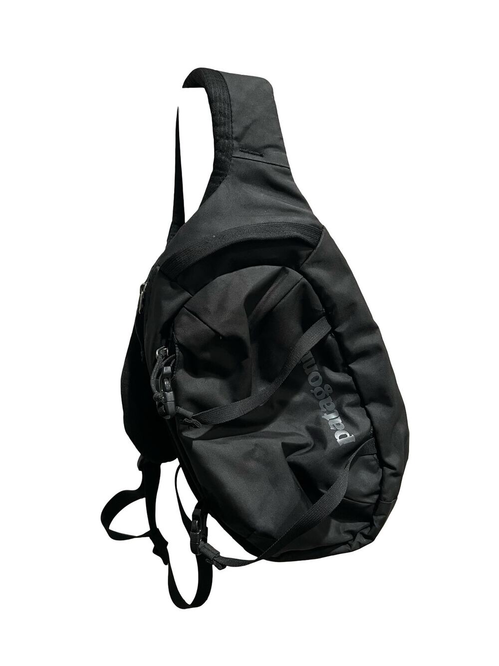 Patagonia Atom Sling Bag Black Crossbody Shoulder Backpack Hiking Travel